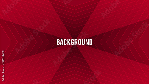 Red abstract background with triangular pattern, cross shape, modern geometric texture, blended lines, outline pattern
