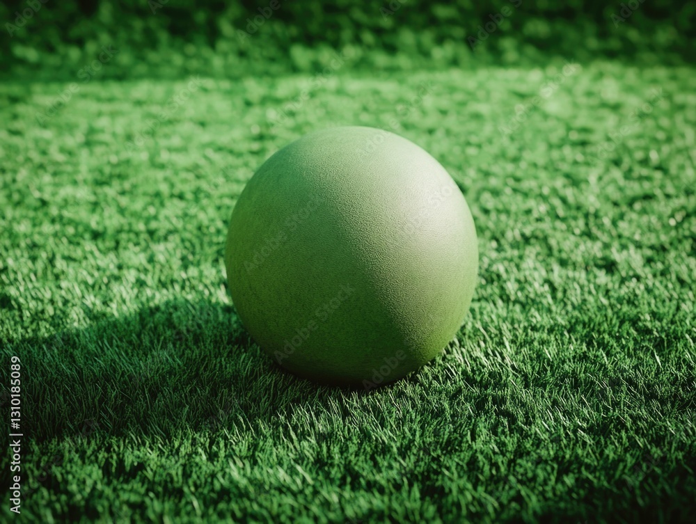 Soccer ball on green grass Soccer ball on green grass