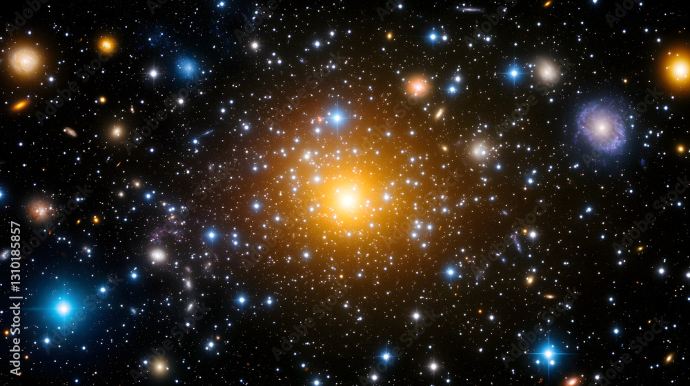 Cosmic web of light connecting distant galaxies in deep space, illustrating the vast structure of the universe.
Cosmic web of light connecting distant galaxies in deep space, illustrating the vast structure of the universe.