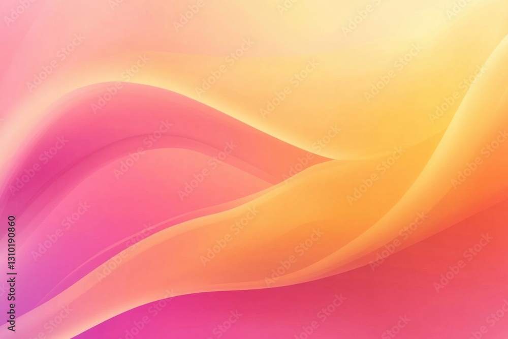 Abstract background with blurred gradient color shapes, in shades of orange, pink, yellow, and red Abstract background with blurred gradient color shapes, in shades of orange, pink, yellow, and red