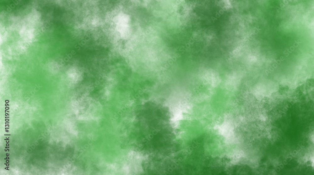 Dark Green Abstract Grunge Background with Stormy Sky and Clouds Dark Green Abstract Grunge Background with Stormy Sky and Clouds