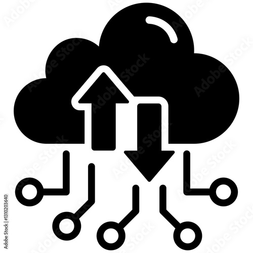 Cloud Traffic Icon