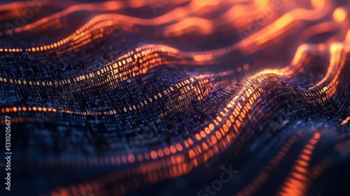 Data Encryption: A visually striking image of data streams transformed into intricate patterns of encrypted symbols, highlighting the importance of encryption in safeguarding sensitive information