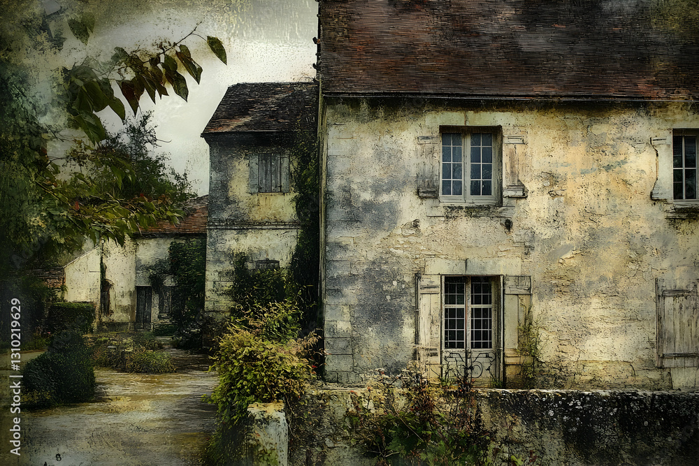 Rural architecture impressionism Rural architecture impressionism
