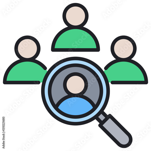 Hiring Lineal Color Icon
