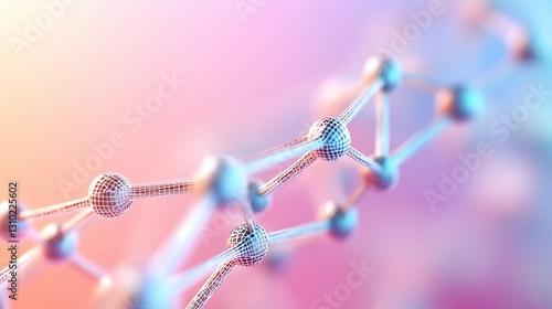 Molecular structure, science, connection, abstract background, medical research