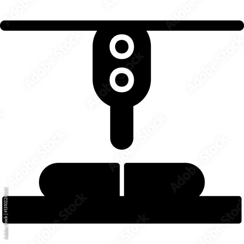 Laser Cutting Machine Icon