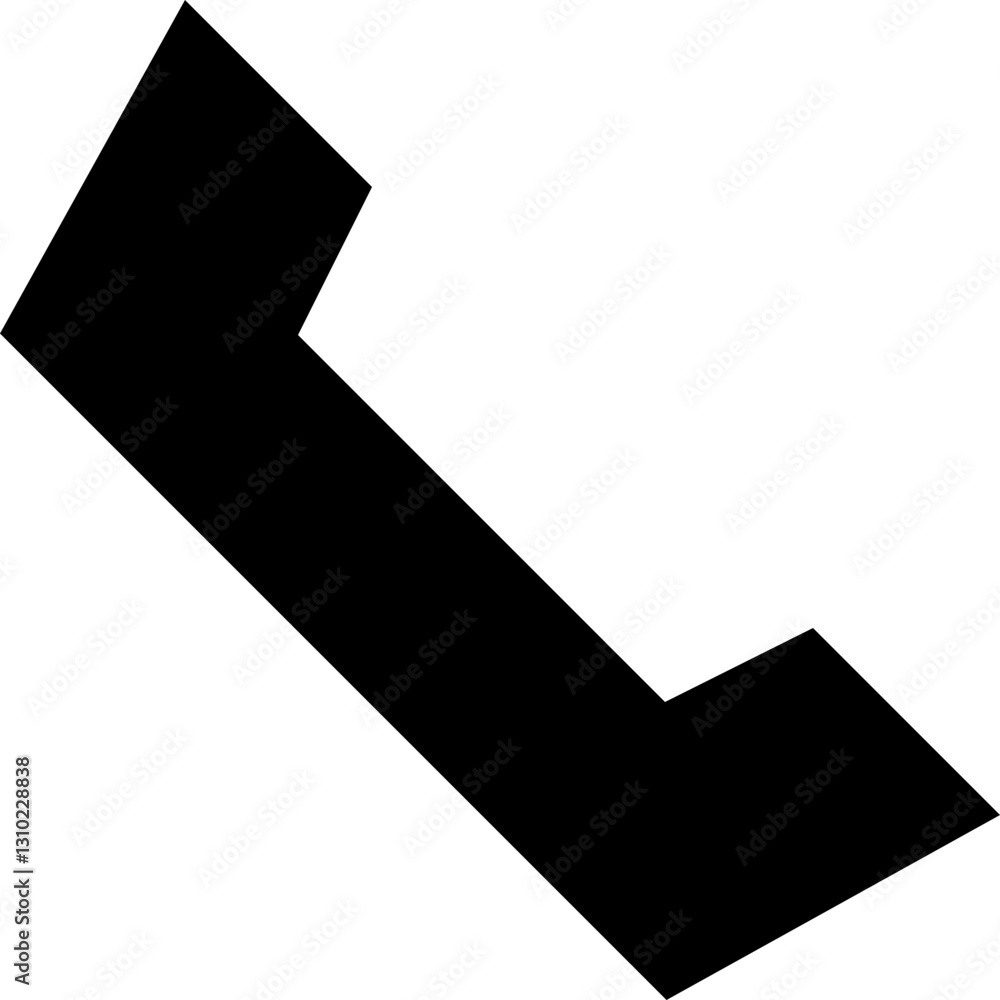 General collection - face right angle black icon pack