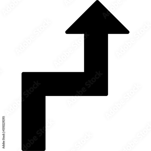 Zigzag Arrow Icon