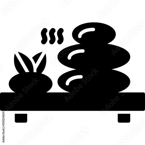 Hot Stone Icon