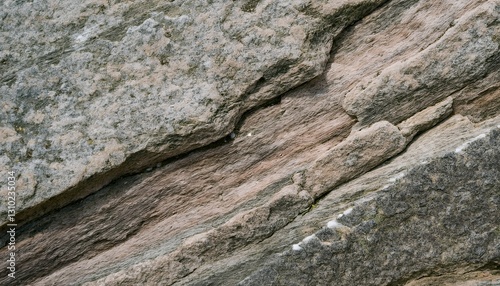 A weathered, brownish-gray rock texture with fluid, undulating striations. The subtle erosion lines add a natural sense of movement.