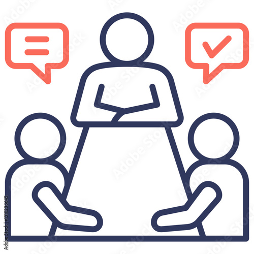 Meeting Dual Tone Icon