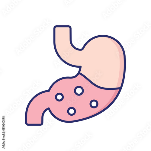 Stomach vector icon