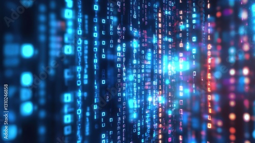 Wallpaper Mural Quantum AI System Decoding Complex Encrypted Message. Torontodigital.ca