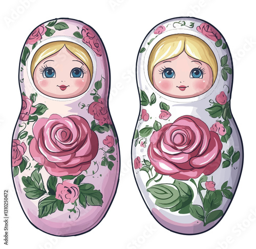 set of matryoshka dolls 