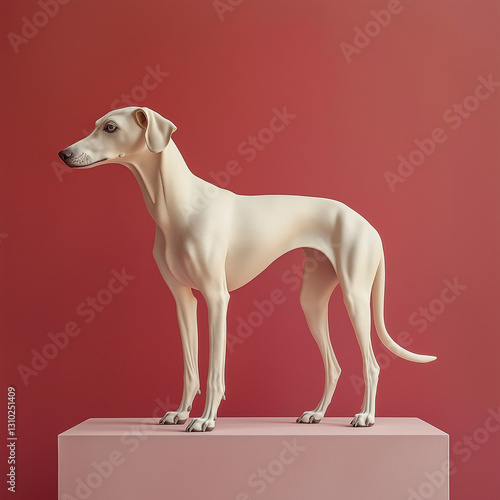Obraz na płótnie dog in a box