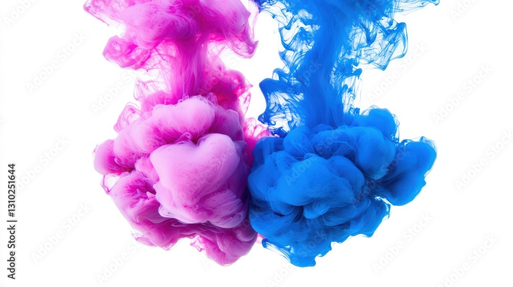 Colorful Ink Swirls in Water Creating Vibrant Patterns and Textures Colorful Ink Swirls in Water Creating Vibrant Patterns and Textures
