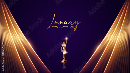 Royal Awards Graphics Background. Royal Awards Graphics Background. Jubilee Decorative Invitation. Wedding Entertainment Hollywood Bollywood Night. Luxurious Brand High Standard Award Background. 