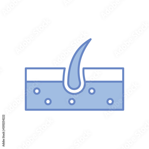 Hair Follicle vector icon