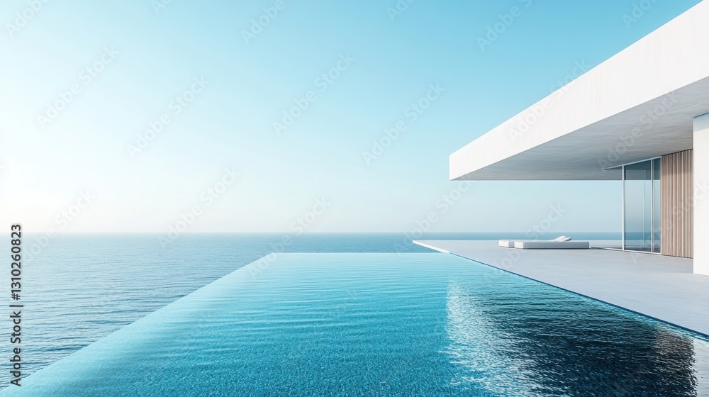 Fototapeta premium Ocean-view infinity pool