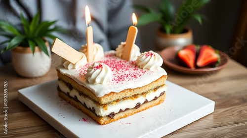 Taart met vijf kaarsjes voor jongen van 5