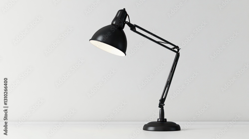 Black Desk Lamp on White Background (1) Black Desk Lamp on White Background (1)