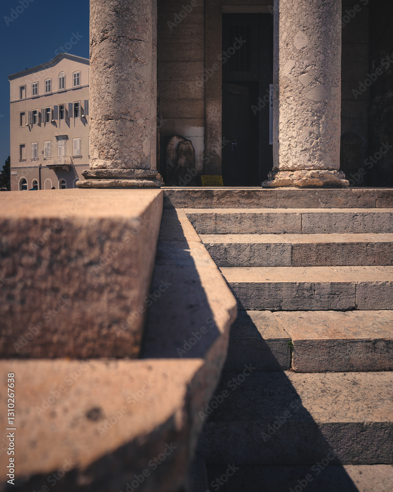 Temple of Augustus in Pula, Croatia