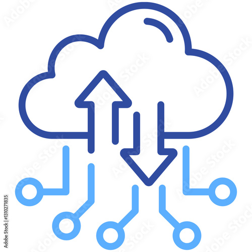 Cloud Traffic Icon