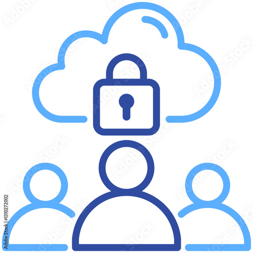 Secure Cloud Icon