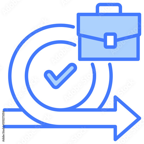 Agile Blue Icon