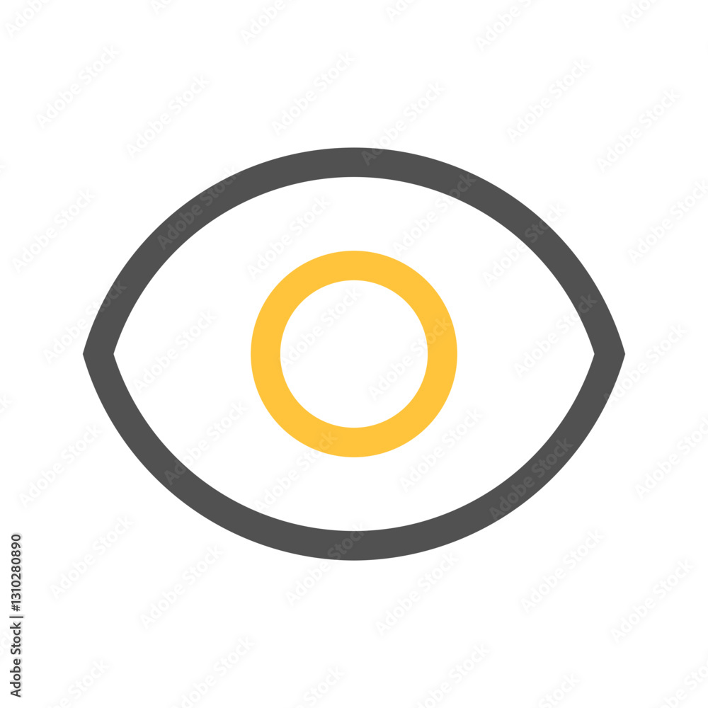 Linear Library black and yellow outline icon pack Linear Library black and yellow outline icon pack