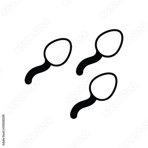 Sperm  vector icon