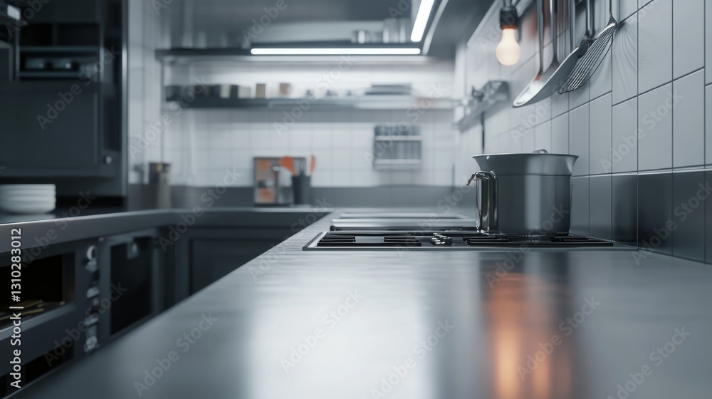 Sleek Precision: A Glimpse into a Professional Kitchen
Sleek Precision: A Glimpse into a Professional Kitchen
