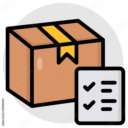 Perfect design icon of logistic list