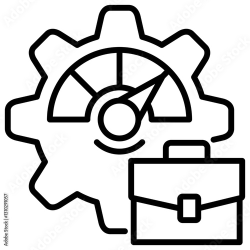 Perfomance Line Icon