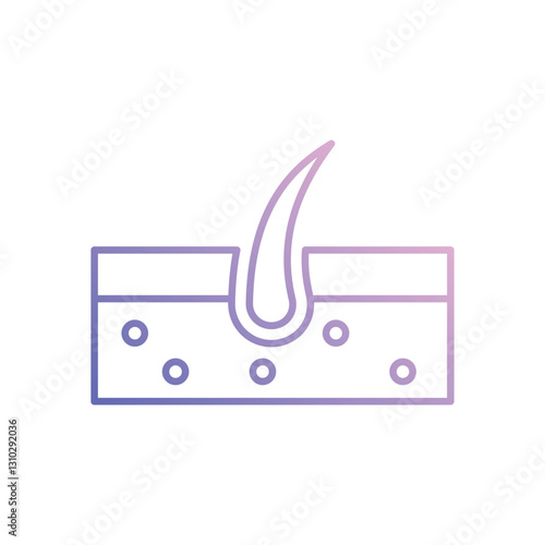 Hair Follicle vector icon