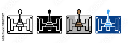 Gearbox  Icon Set Multiple Style Collection