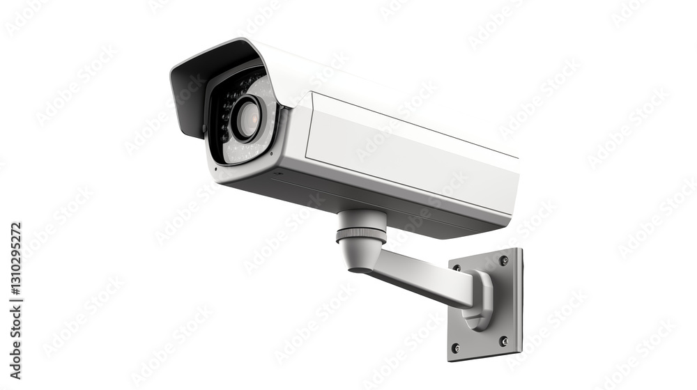 High tech security camera on a wall close up view modern surveillance system digital monitoring safety technology High tech security camera on a wall close up view modern surveillance system digital monitoring safety technology