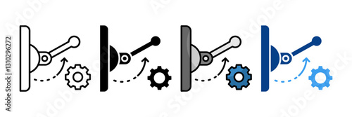 Control Switch  Icon Set Multiple Style Collection