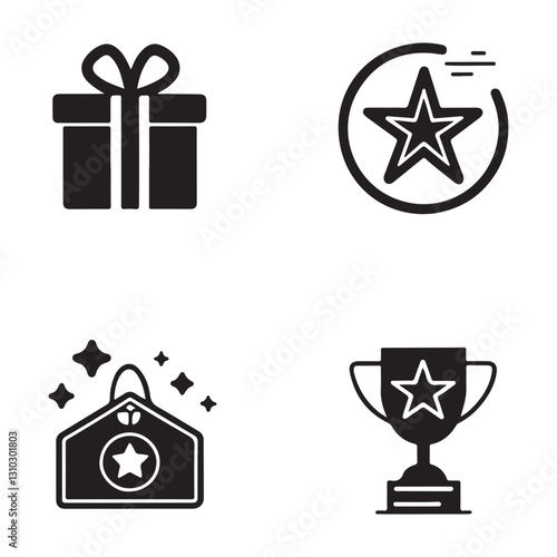 Customizable icon design bundle for digital platforms