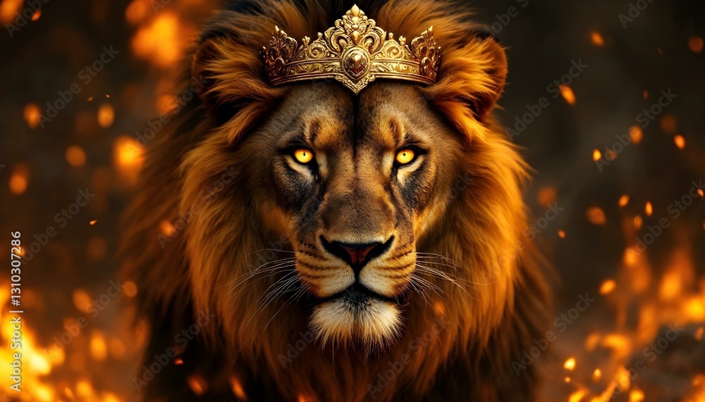 Naklejka premium Lion King of Judah