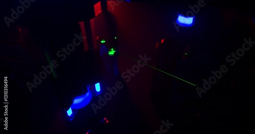 Laser tag from higher view