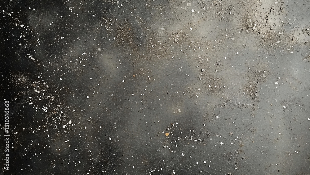 Cosmic Concrete: Gradient Textured Surface with Scattered Particles Cosmic Concrete: Gradient Textured Surface with Scattered Particles