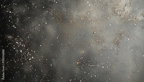 Cosmic Concrete: Gradient Textured Surface with Scattered Particles