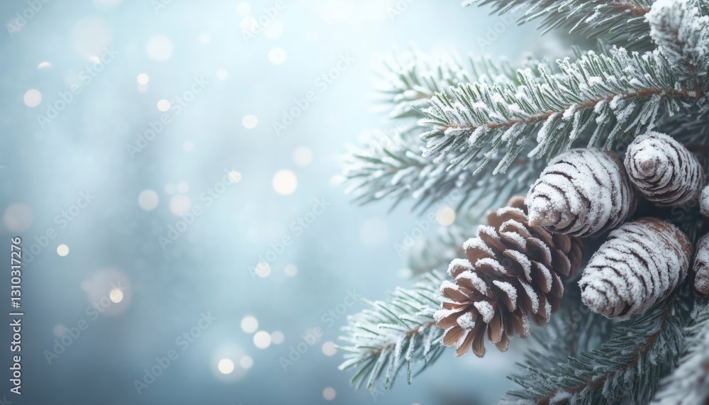 Nature Composition: Christmas Tree Branches In Winter Arrangement. A Beautiful Arrangement Using Branches From Christmas Trees In A Winter Setting. Nature Composition: Christmas Tree Branches In Winter Arrangement. A Beautiful Arrangement Using Branches From Christmas Trees In A Winter Setting.