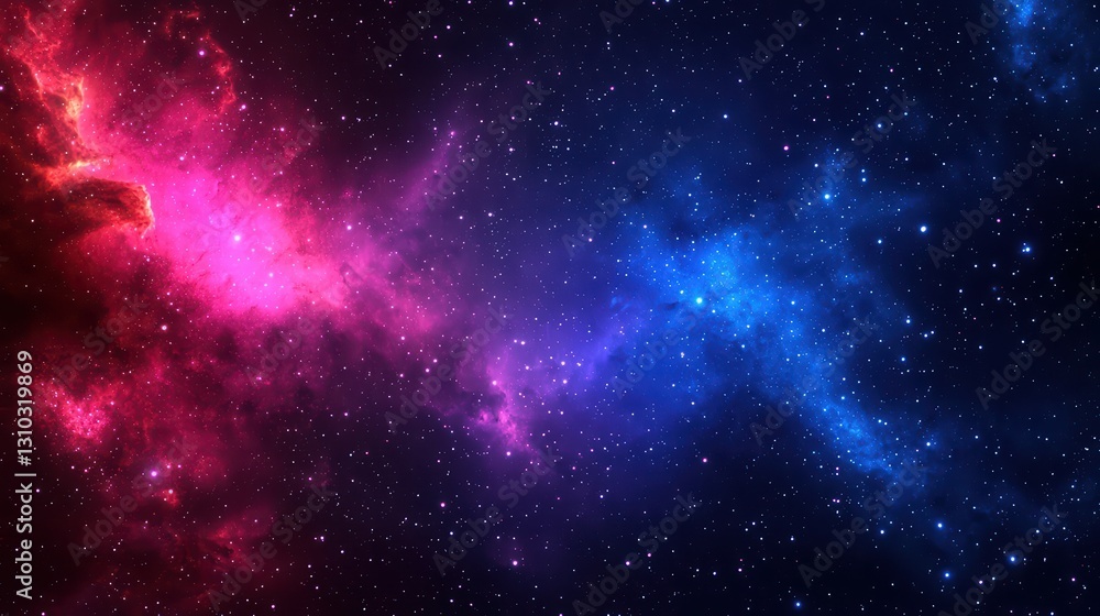 Stunning Space Scene Featuring Colorful Nebula and Bright Stars in the Expansive Galaxy Stunning Space Scene Featuring Colorful Nebula and Bright Stars in the Expansive Galaxy