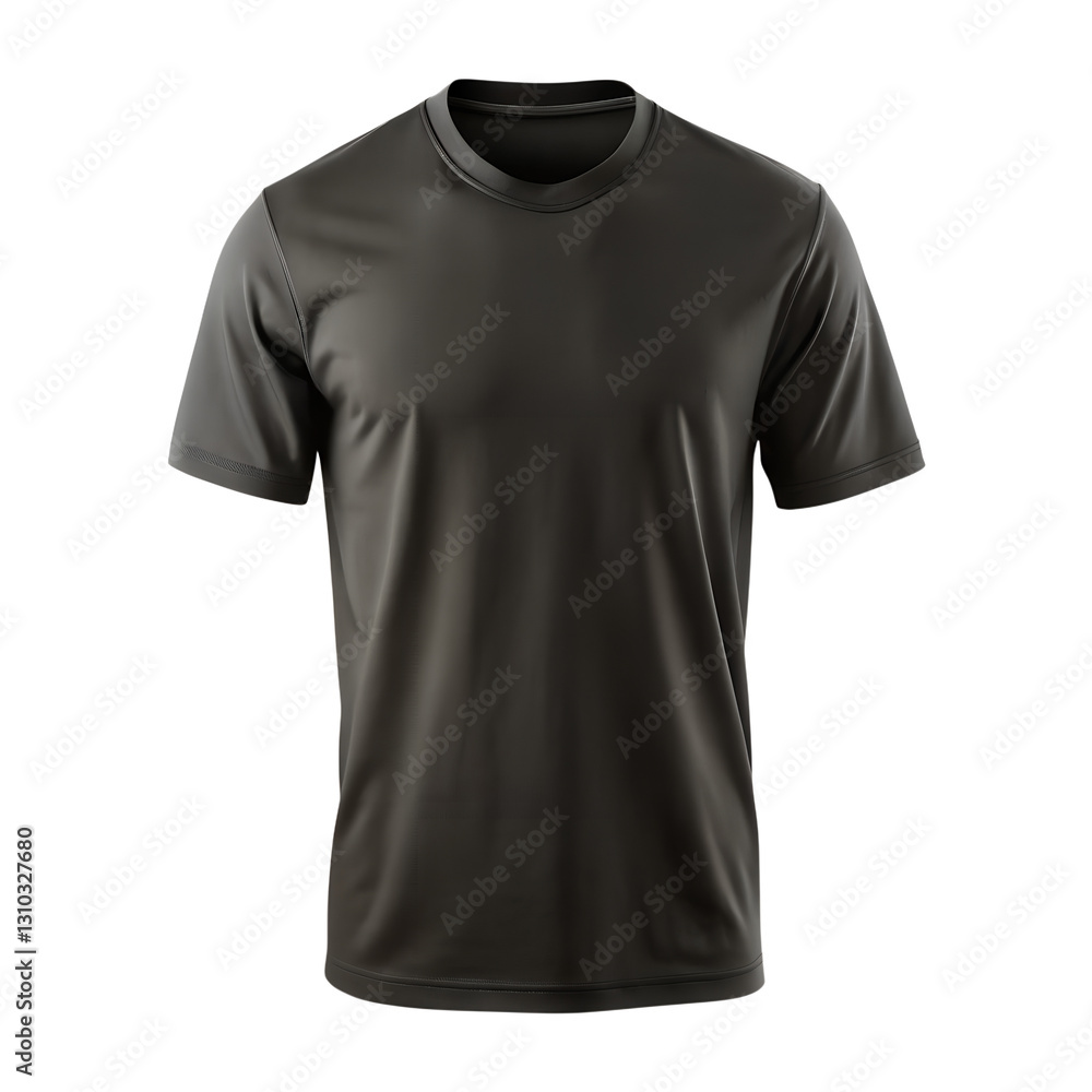 Black t shirt isolated on transparent background Black t shirt isolated on transparent background