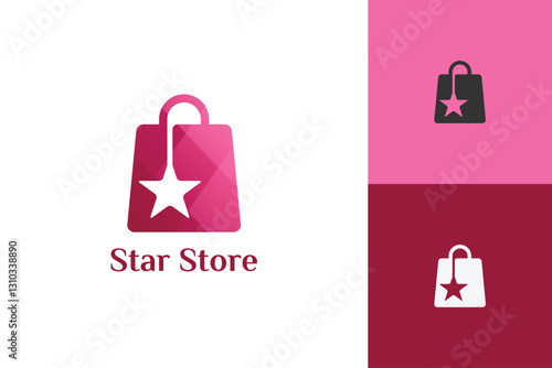 Star Store  logo Design, Logo Design graphic Conception, logo icon template graphic art, vector illustration design.