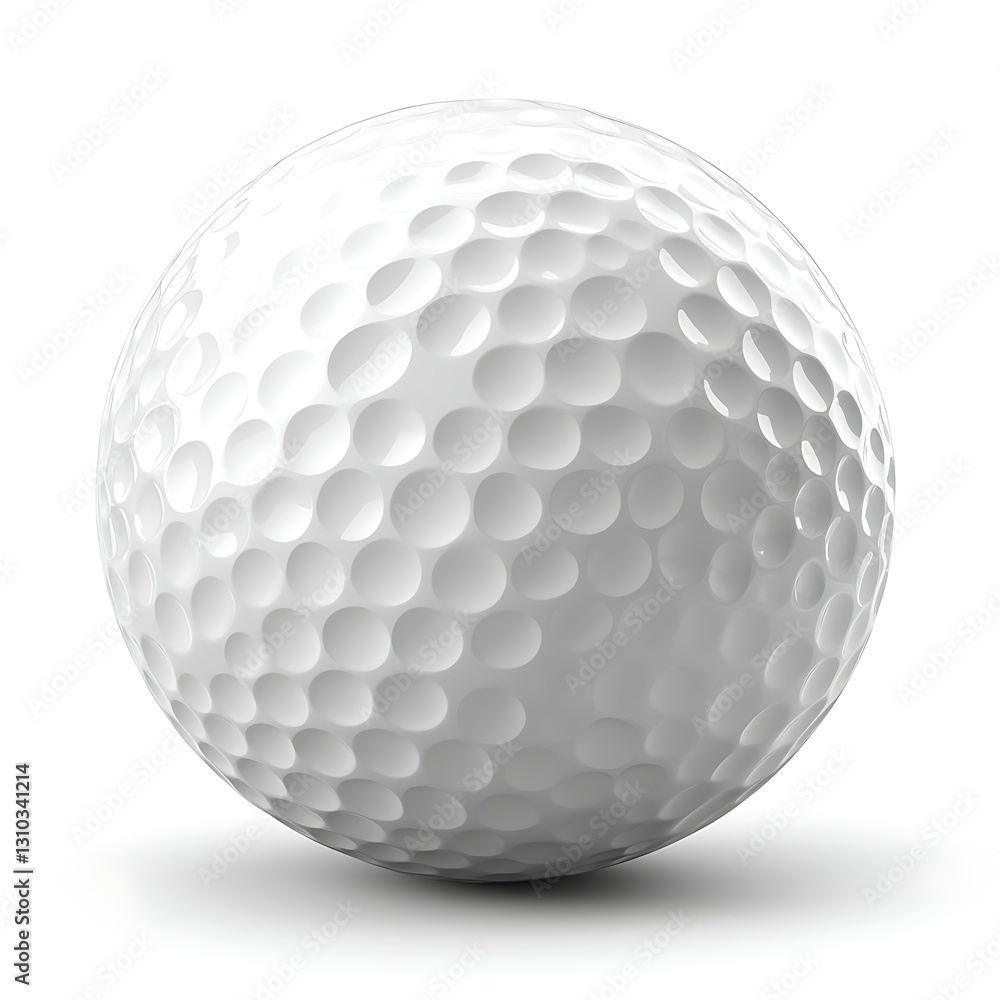 White textured ball on light background White textured ball on light background