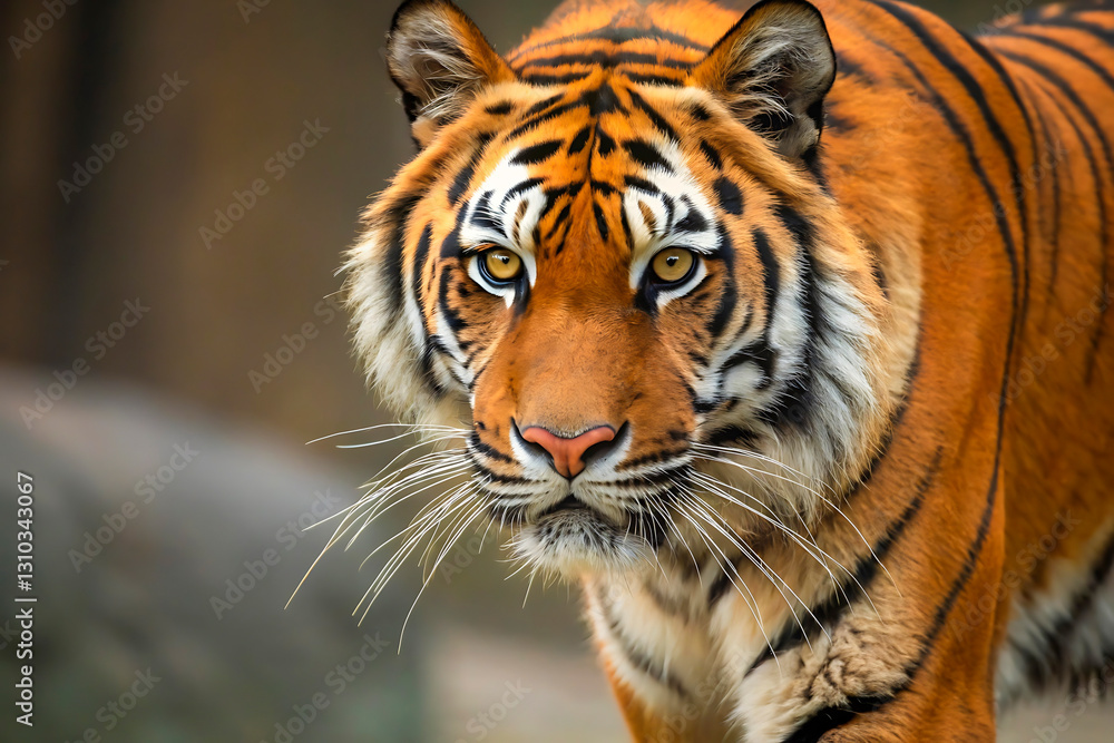 Fototapeta premium The Grace and Power of the Tiger in a Stunning Display